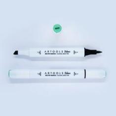 Imagem de Marca Texto Artools Pictom Pontas Broad e Brush Verde G225