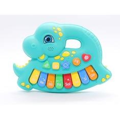 Imagem de Brinquedo Infantil Teclado Musical Dino Colorido