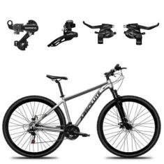 Imagem de Bicicleta Aro 29 21v Absolute Nero 5 Câmbios e trocador Shimano, Cinza