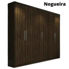 Imagem de Guarda roupa  herval ph 1127 - cor nogueira - com espelho