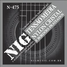 Imagem de Encord. Violao Tensao Media Nylon C/Bolinha N475 Nig