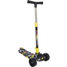 Imagem de Patinete Infantil 3 Rodas Em Gel Freio Masculino Feminino Menino Menin
