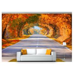 Imagem de Papel De Parede Estrada Caminho Floresta 3D 6M² Nes097