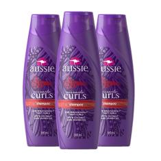 Imagem de Kit Com 3 Shampoos Aussie Miracle Curls 360Ml
