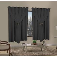 Imagem de Cortina Corta Luz 2,00Mx1,60M 100% Blackout Com Voil 