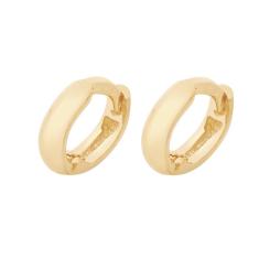 Imagem de Brinco Argola Folheado A Ouro Rommanel 526329