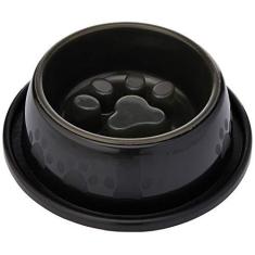 Imagem de Comedouro Coma Melhor Médio.5X1 Facility Preto Pet Injet para Cães