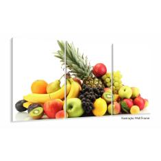 Imagem de Quadro Decorativo Frutas Fundo  120x60 Sala Quarto