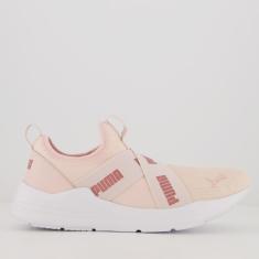 Imagem de Tênis Puma Wired Run Slip On BDP Feminino Rosa Claro-Feminino
