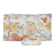 Imagem de Jogo De Lençol King 3 Peças 160 Fios Algodão Com Elastico - Lenny Enxo