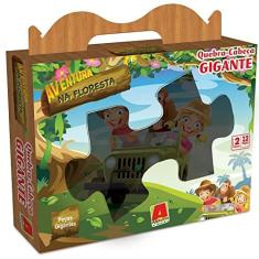 Imagem de Quebra - Cabeça Gigante - Aventura Na Floresta - Algazarra, Multicolorido