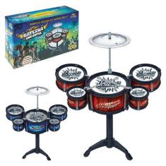 Imagem de Mini Bateria Infantil Criança Musical Pop Star Jazz Drum - Art Brink