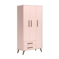 Imagem de Guarda Roupa Retro Adrano Rosa