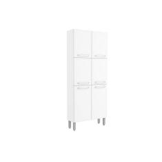 Imagem de Paneleiro De Cozinha Modulado Evidence 7038 C/ 6 Portas Branco - Bertolini