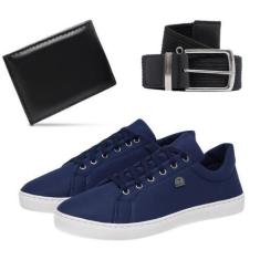 Imagem de Tênis Masculino Casual Confortável + Cinto E Carteira Social - Bless A