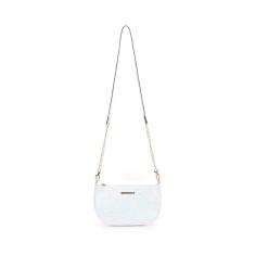 Imagem de Bolsa Transversal Pequena Glitter Alça Corrente Ajustável WJ