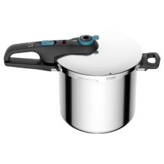 Imagem de Panela de Pressão Rochedo Inox Secure Trendy Indução 8 Litros Fechamento Externo