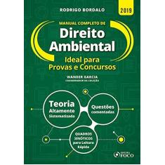 Imagem de Manual Completo De Direito Ambiental 1ª Ed - 2019 - Rodrigo Bordalo - 9788582423776