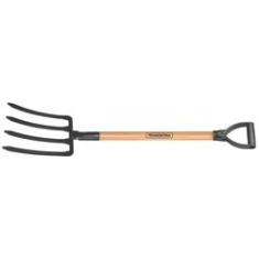 Imagem de Forcado Metalico Para Terra 4 Dentes Cabo De Madeira 71 Cm Empunhadura Plastica Tramontina