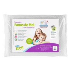 Imagem de Travesseiro Favos De Mel Kids Anti Sufocante - Fibrasca