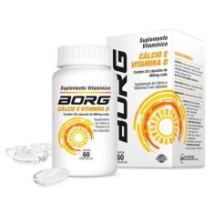 Imagem de Borg Cálcio E Vitamina D 860Mg 60 Cápsulas Gel