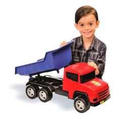 Imagem de Caminhão Brinquedo C/ Caçamba Grande 58 Cm - Adijomar