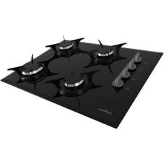 Imagem de Cooktop À Gás Super Automático Britânia, Preto, 110V/220V