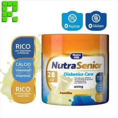 Imagem de Nutra Senior 50+ Diabetics Care 400g - Suplemento Alimentar ZERO AÇÚCA