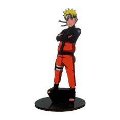 Totem Pequeno Boneco Naruto Sasuke Uchiha 7cm + Base