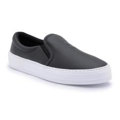 Imagem de Tênis Slip On Flatform Feminino Liso Conforto Dia a Dia Leve-Feminino