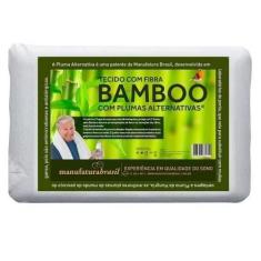 Imagem de Travesseiro Bamboo Fibra Antialérgico Antiácaros Microfuros