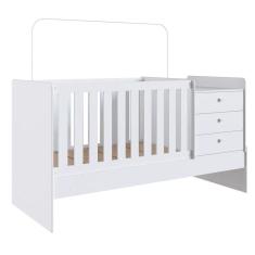 Imagem de Berço Mini Cama Multifuncional Certificado Pelo Inmetro Bb680 Branco
