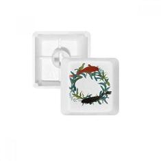 Imagem de Kit de atualização de teclado mecânico PBT com imagem de peixe, teclado mecânico