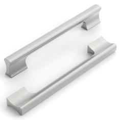 Imagem de KNOKLOCK Pacote com 10 puxadores de armário de cozinha de 160 mm (6,3 pol.) Puxadores de armário de cozinha de níquel acetinado escovado puxadores de gaveta para armário e guarda-roupa