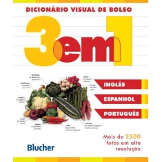 Imagem de Dicionário Visual de Bolso - 3 em 1 - Inglês / Espanhol / Português - Indefinido - 9788521205227