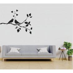 Imagem de Adesivo de parede Àrvore e pássaros 65cm x 50cm