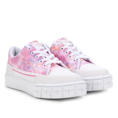 Imagem de Tênis Tanara Flatform Tie Dye Feminino-Feminino