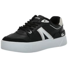 Imagem de Lacoste Tênis feminino L002 Evo, Blk/Off Wht, 36