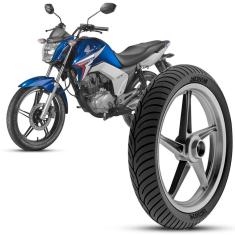 Imagem de Pneu Moto Honda Cg Titan Rinaldi Aro 18 80/100-18 47p Dianteiro HB37