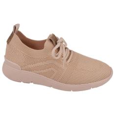 Imagem de Tenis Feminino Bebece Tecido Slip On Com Strass T1334-456-Feminino