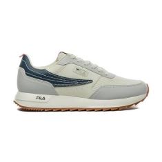 Imagem de Tenis Fila Retro Flag Masculino,Prata/Branco/Marinho,42