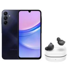 Imagem de Kit Smartphone Samsung Galaxy A15 5G 256GB + Fone de Ouvido Galaxy Buds FE