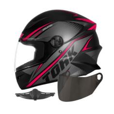 Imagem de Capacete R8 Fechado Integral Pro Tork Universal Moto Masculino Feminin