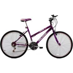 Imagem de Bicicleta Feminina Aro 26 18 Marchas Dalia Violeta - Dalannio Bike
