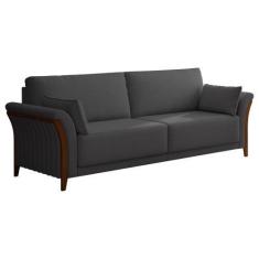 Imagem de Sofá 2 Lugares 162cm Perry Linho Cinza - Sallar Home