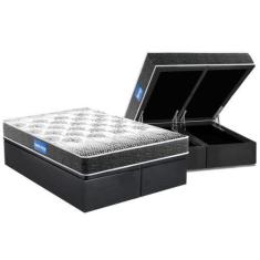 Imagem de Conjunto Box Baú Queen: Colchão Espuma Probel D20 Guarda Costas Resist