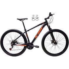 Imagem de  Bicicleta Aro 29 Ksw Xlt 24v Freios Hidráulicos Garfo Suspensão Mtb - Preto\Laranja
