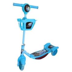 Imagem de Patinete Infantil 3 Rodas e Cesta com Luz e Som BW-010 Brinkway - Impo