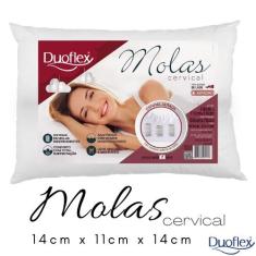 Imagem de Travesseiro Molas Cervical Duoflex Para Dormir De Lado