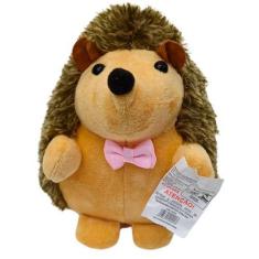 Imagem de Porco Espinho Pelúcia Fofinho Rosa Ou Verde 17Cm - SS